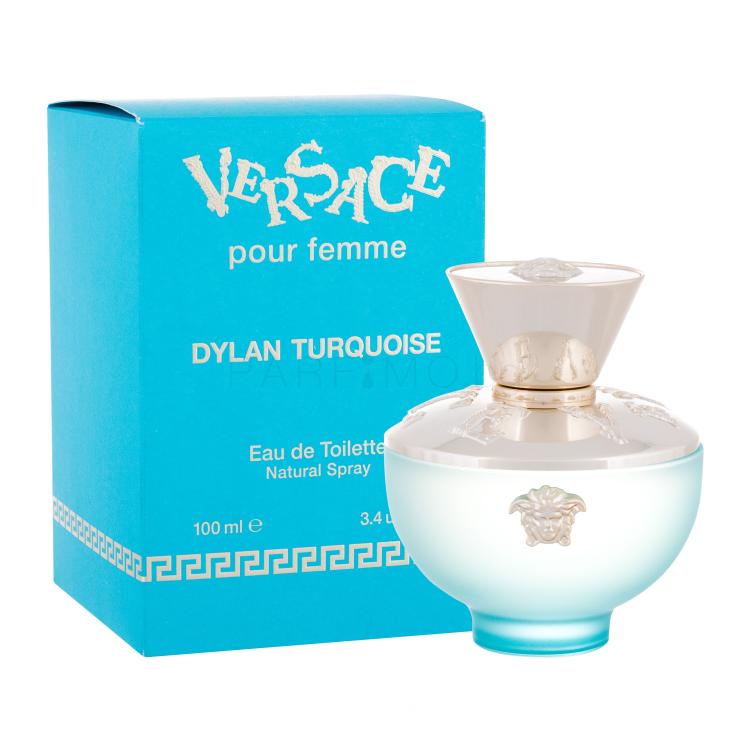 Versace Pour Femme Dylan Turquoise Eau de Toilette за жени 100 ml увредена кутия