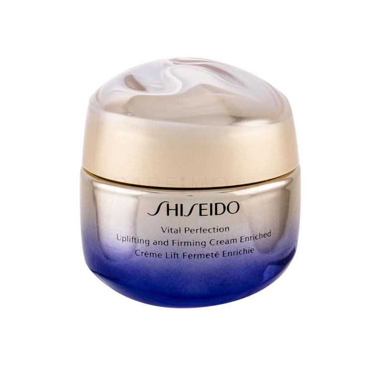 Shiseido Vital Perfection Uplifting and Firming Cream Enriched Дневен крем за лице за жени 50 ml увредена кутия