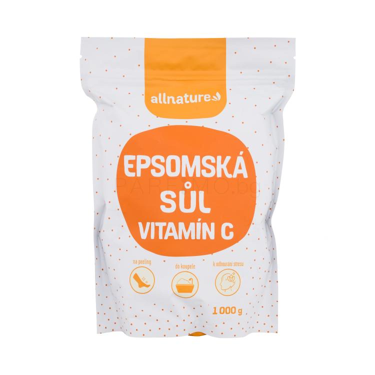 Allnature Epsom Salt Vitamin C Соли за вана 1000 g