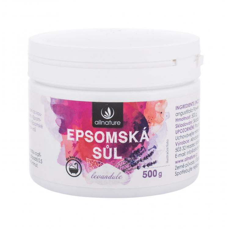 Allnature Epsom Salt Lavender Соли за вана 500 g