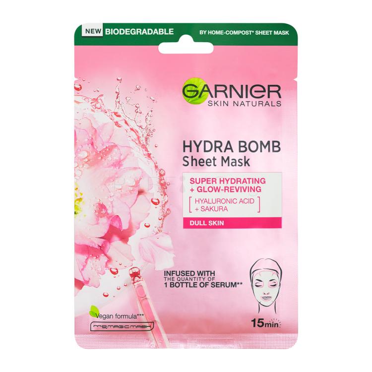 Garnier Skin Naturals Hydra Bomb Sakura Маска за лице за жени 1 бр