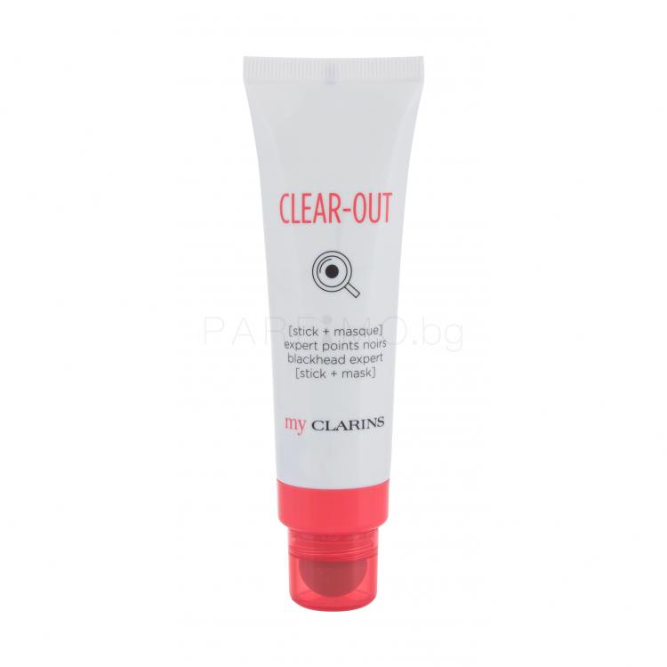 Clarins Clear-Out Blackhead Expert Stick + Mask Маска за лице за жени 50 ml ТЕСТЕР