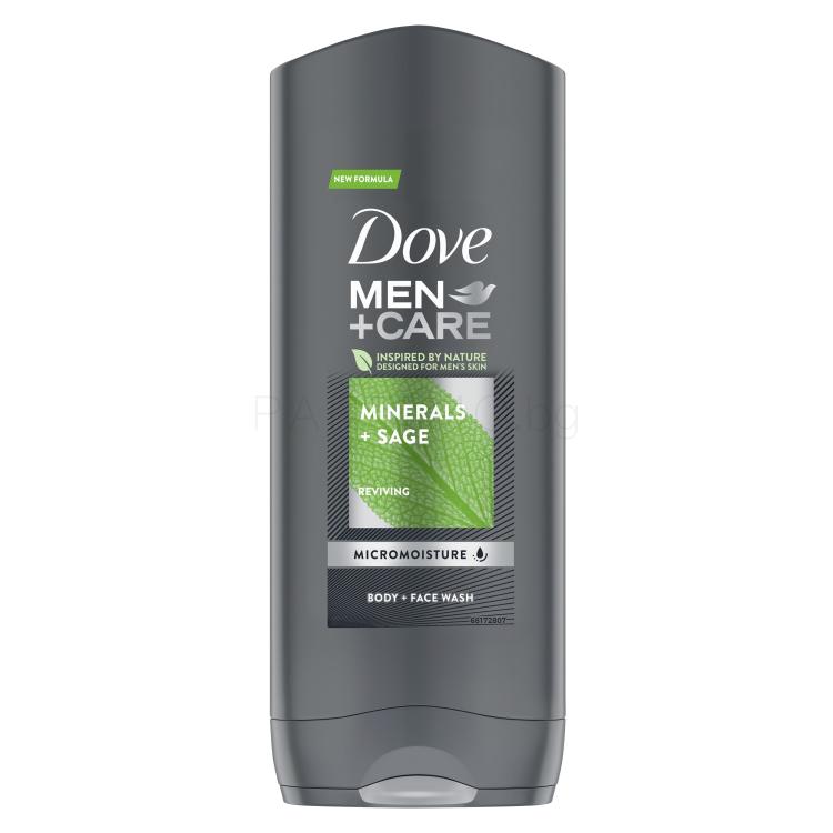 Dove Men + Care Minerals + Sage Душ гел за мъже 400 ml