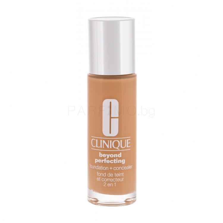 Clinique Beyond Perfecting Foundation + Concealer Фон дьо тен за жени 30 ml Нюанс 10 Honey Wheat