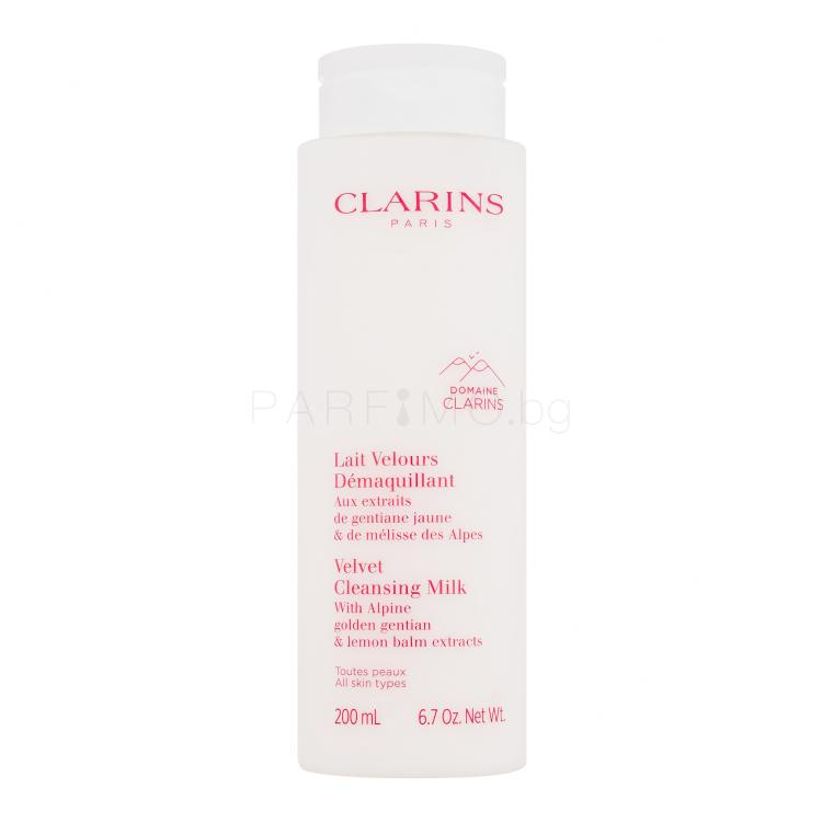 Clarins Velvet Cleansing Milk Тоалетно мляко за жени 200 ml