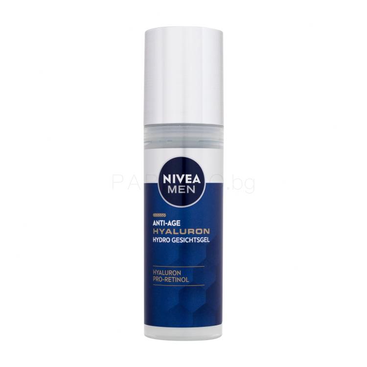 Nivea Men Hyaluron Hydro Гел за лице за мъже 50 ml