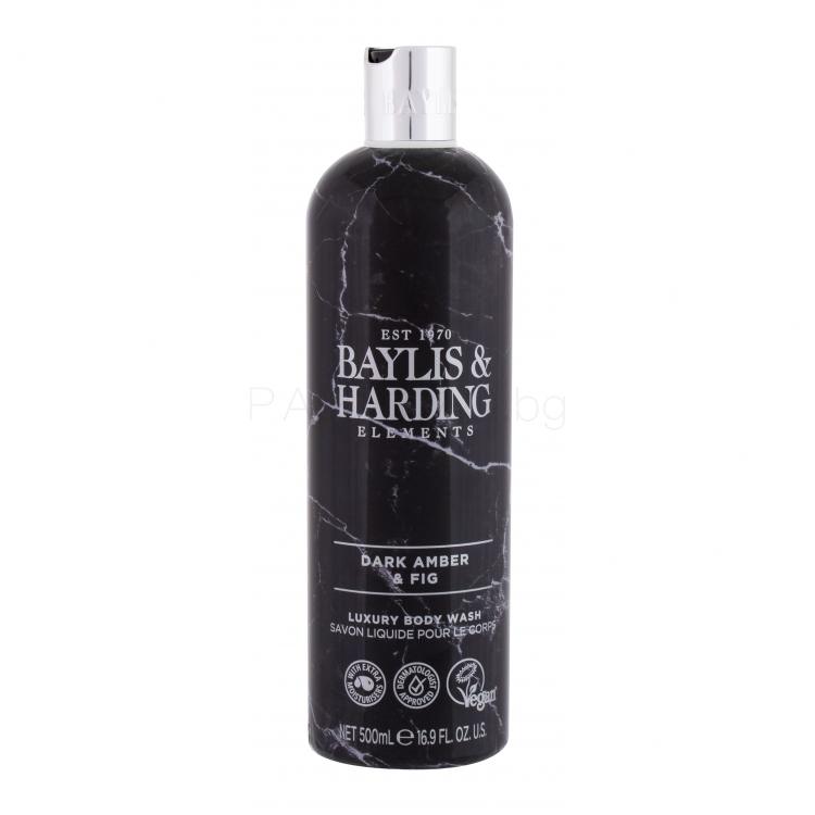 Baylis &amp; Harding Elements Dark Amber &amp; Fig Душ гел за жени 500 ml