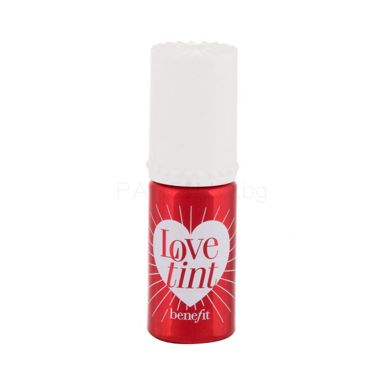 Benefit Lovetint Fiery-Red Tinted Lip &amp; Cheek Stain Червило за жени 6 ml