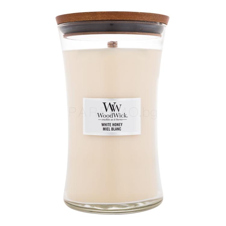 WoodWick White Honey Ароматна свещ 610 g