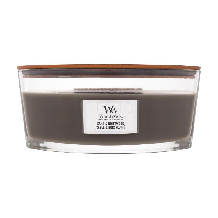 WoodWick Sand &amp; Driftwood Ароматна свещ 453,6 g