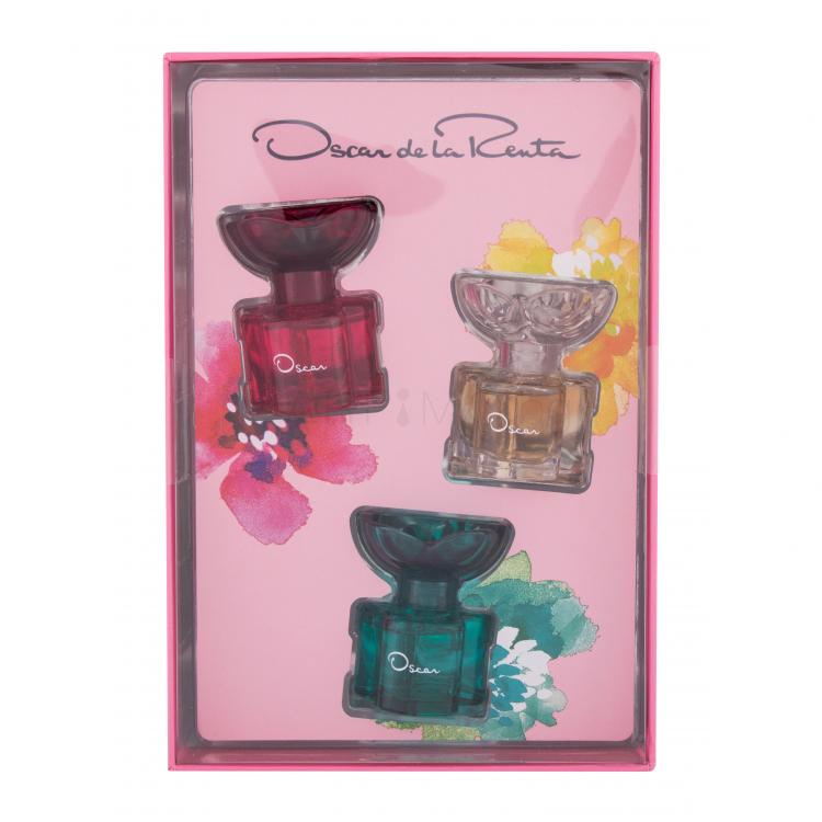 Oscar de la Renta Mini Set Подаръчен комплект EDP Esprit D´Oscar 7,5 ml + EDT Jasmine 7,5 ml + EDT Rose 7,5 ml