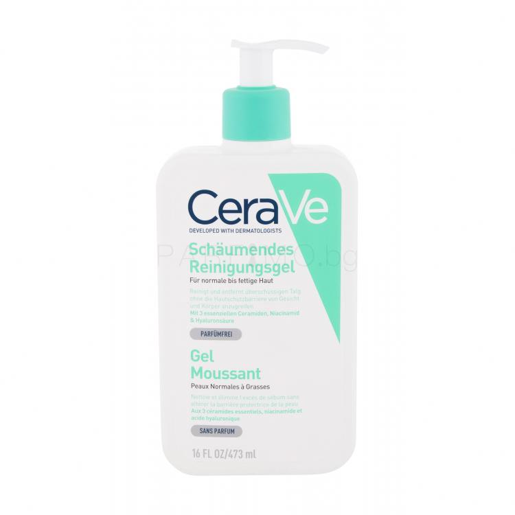 CeraVe Facial Cleansers Foaming Cleanser Почистващ гел за жени 473 ml