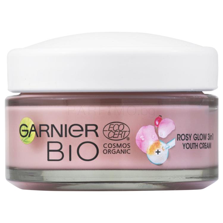 Garnier Bio Rosy Glow 3in1 Дневен крем за лице за жени 50 ml