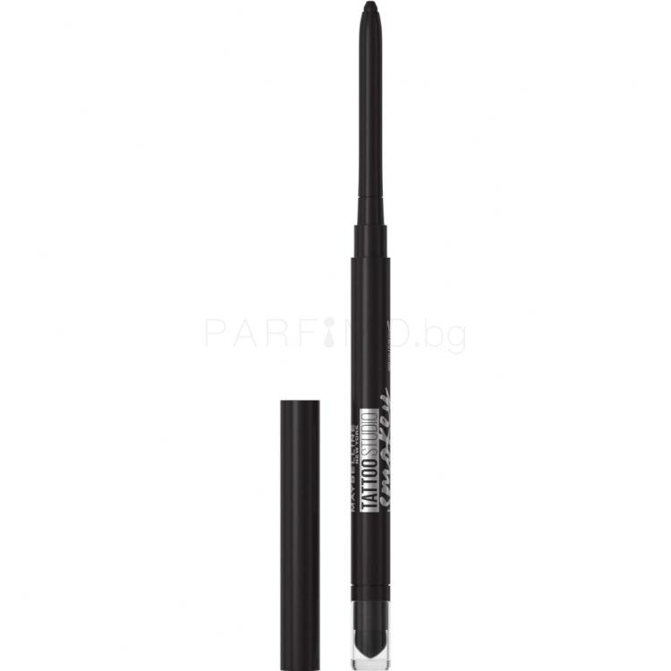 Maybelline Tattoo Liner Smokey Молив за очи за жени 1,3 g Нюанс 010 Smokey Black