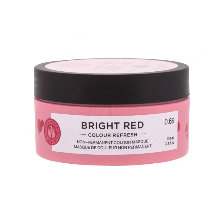 Maria Nila Colour Refresh Боя за коса за жени 100 ml Нюанс 0,66 Bright Red