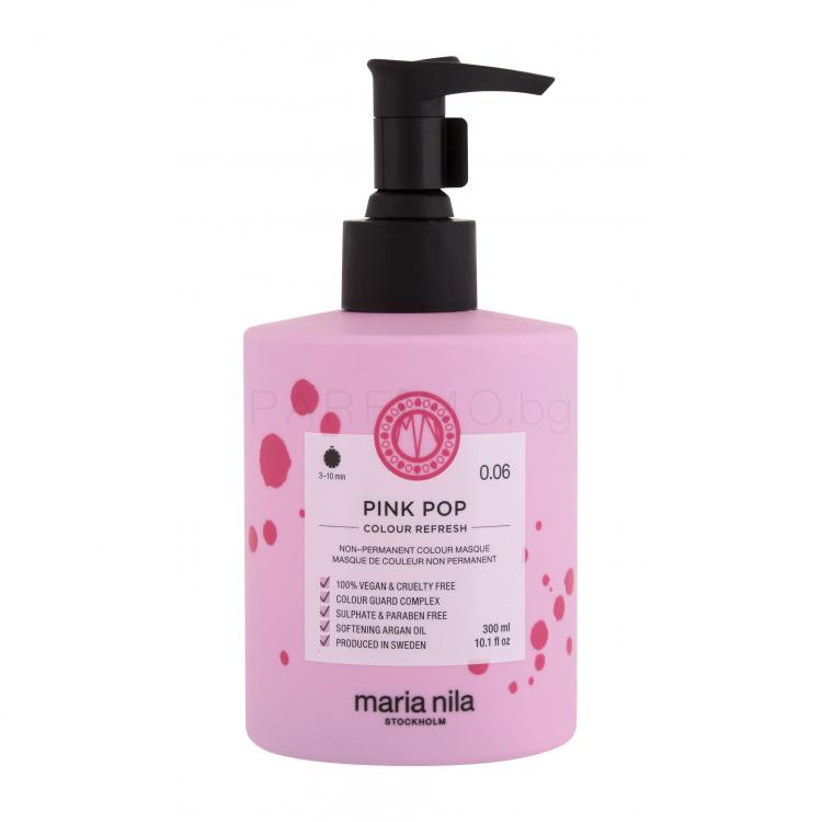 Maria Nila Colour Refresh Боя за коса за жени 300 ml Нюанс 0,06 Pink Pop