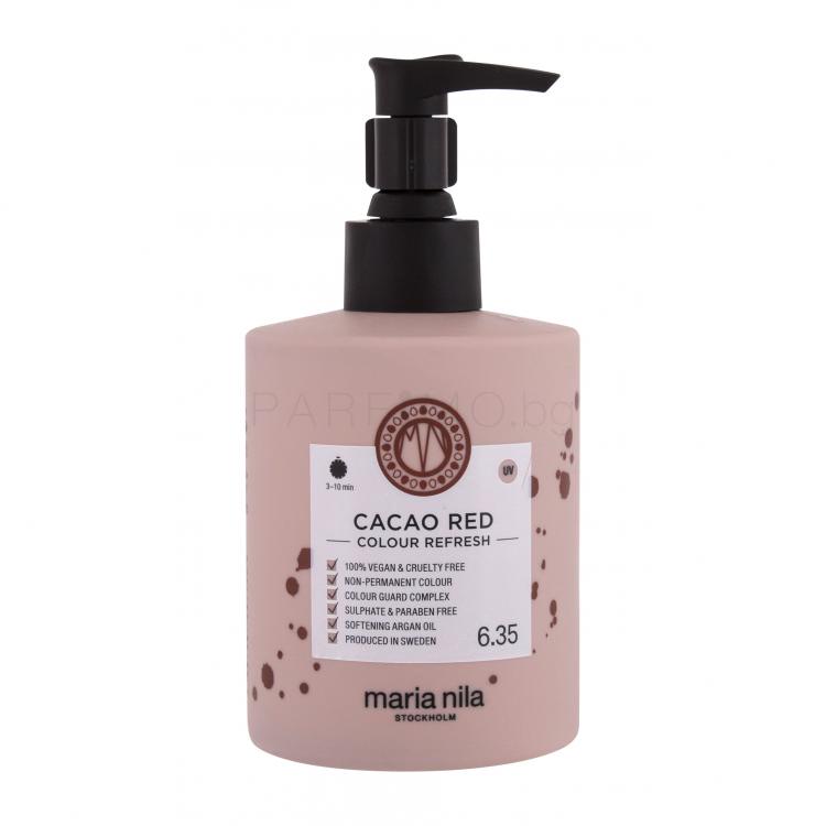 Maria Nila Colour Refresh Боя за коса за жени 300 ml Нюанс 6,35 Cacao Red