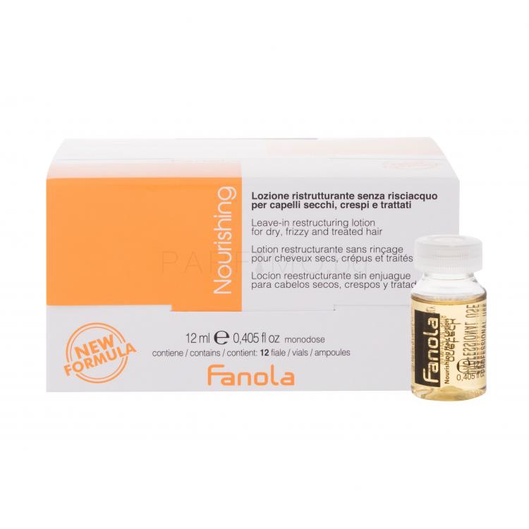 Fanola Nourishing Leave-In Lotion Серум за коса за жени 12 ml