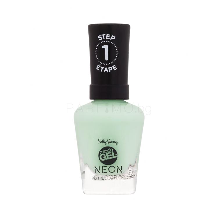 Sally Hansen Miracle Gel Neon Лак за нокти за жени 14,7 ml Нюанс 052 Electri-Lime