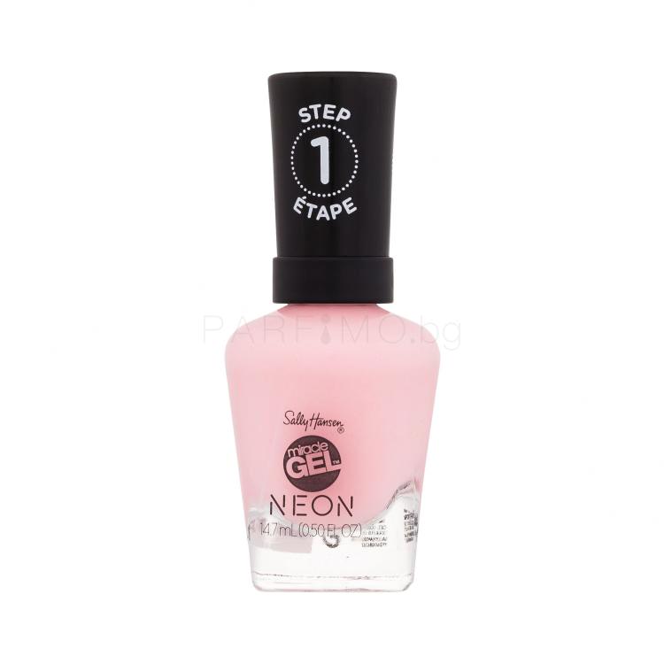 Sally Hansen Miracle Gel Neon Лак за нокти за жени 14,7 ml Нюанс 051 Peach Please