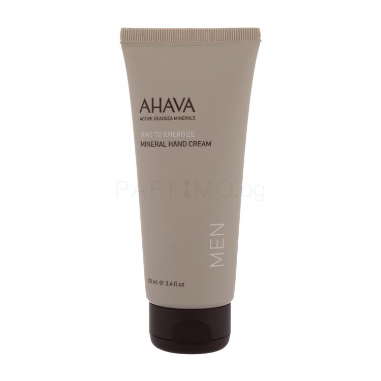 AHAVA Men Time To Energize Крем за ръце за мъже 100 ml ТЕСТЕР