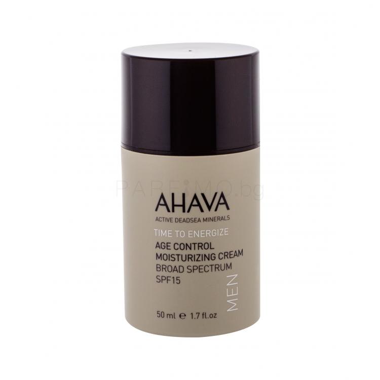 AHAVA Men Time To Energize SPF15 Дневен крем за лице за мъже 50 ml ТЕСТЕР