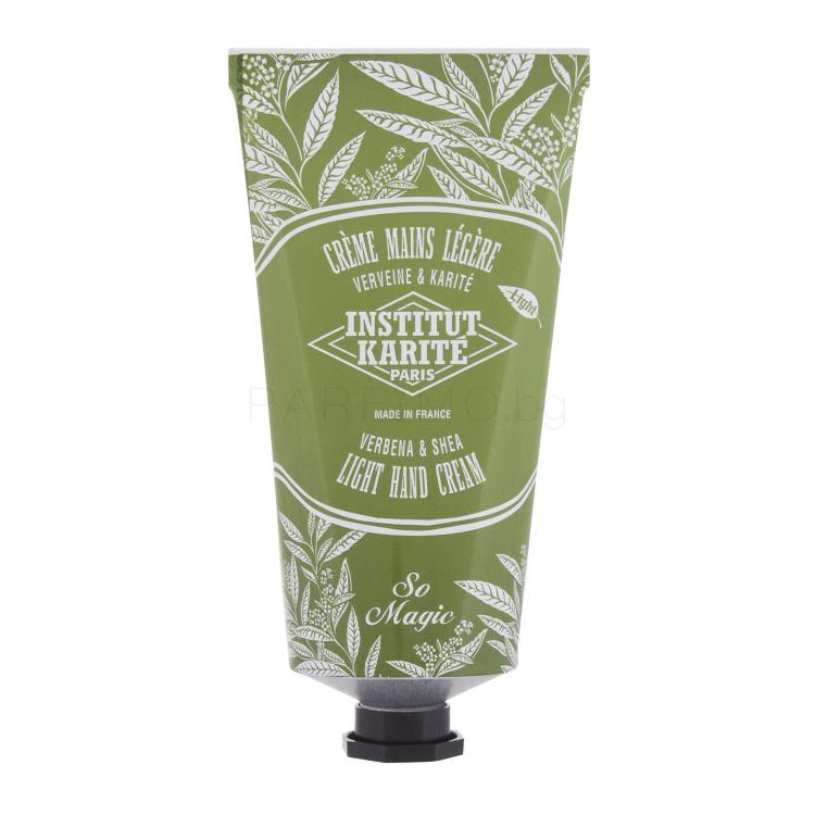 Institut Karité Light Hand Cream Verbena &amp; Shea Крем за ръце за жени 75 ml