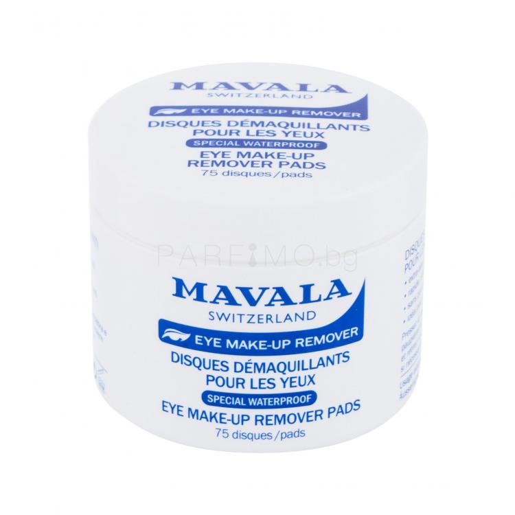 MAVALA Eye Make-Up Remover Pads Почистване на грим от очите за жени 75 бр