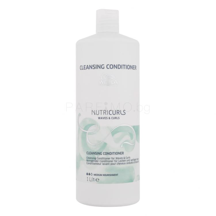 Wella Professionals NutriCurls Cleansing Conditioner Балсам за коса за жени 1000 ml