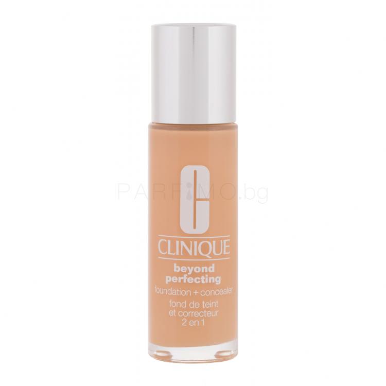 Clinique Beyond Perfecting Foundation + Concealer Фон дьо тен за жени 30 ml Нюанс 7,5 Tea