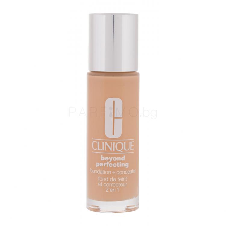 Clinique Beyond Perfecting Foundation + Concealer Фон дьо тен за жени 30 ml Нюанс 6,75 Sesame