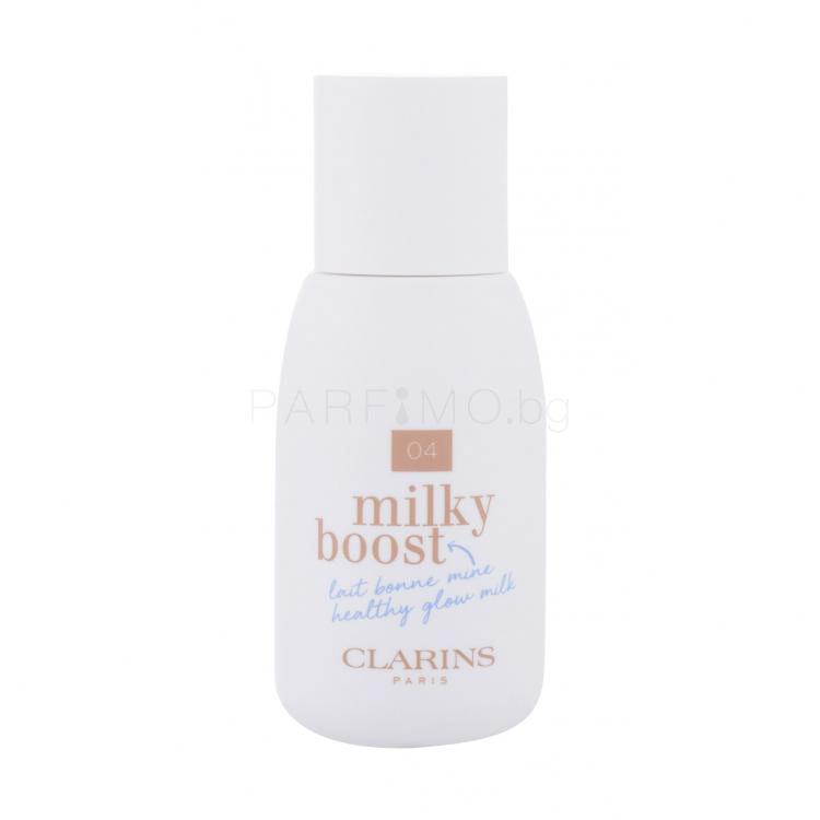 Clarins Milky Boost Фон дьо тен за жени 50 ml Нюанс 04 Milky Auburn