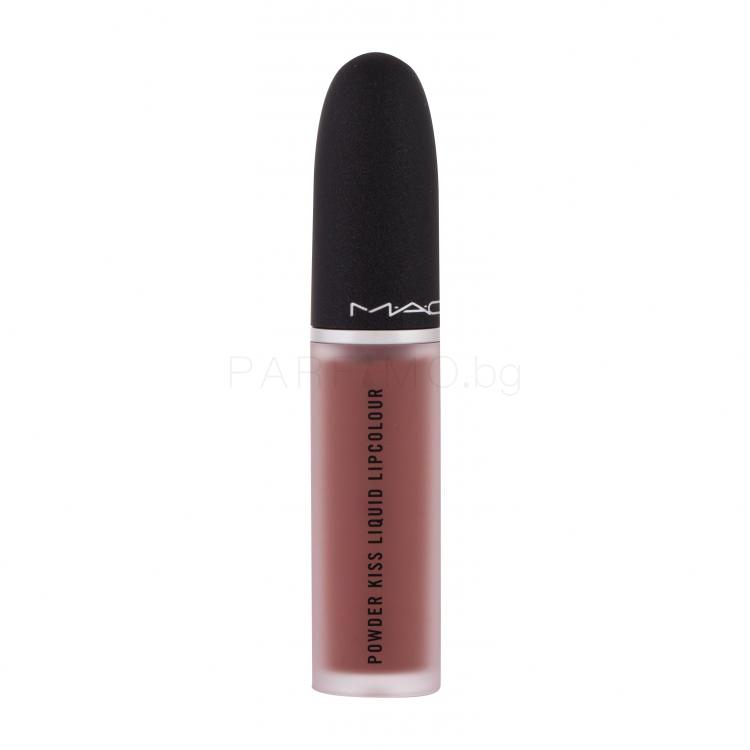 MAC Powder Kiss Liquid Червило за жени 5 ml Нюанс 996 Date-Maker