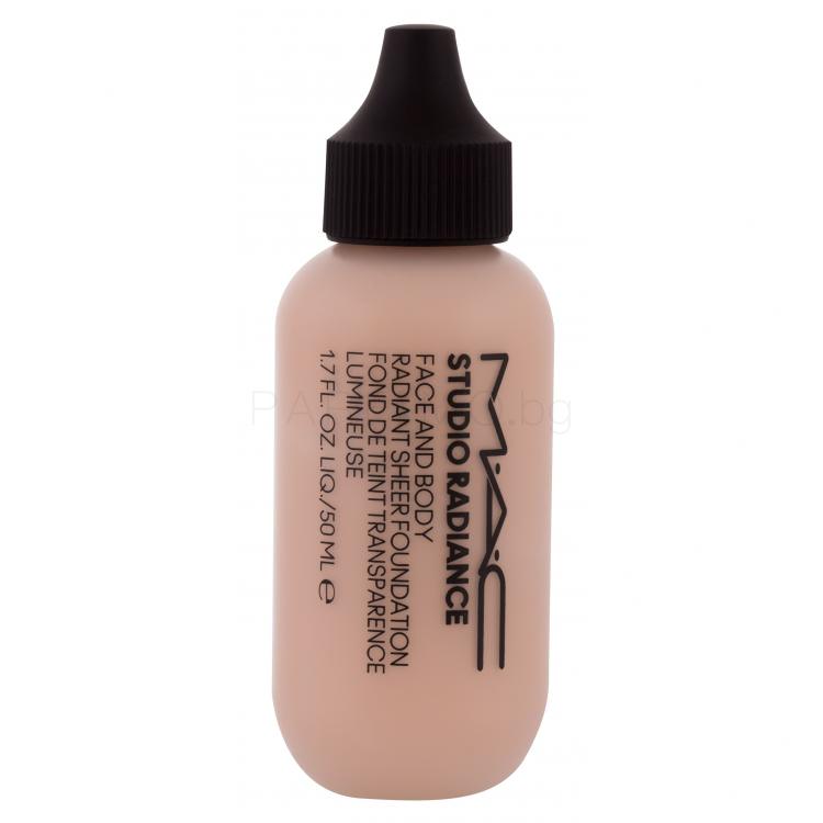 MAC Studio Radiance Face And Body Radiant Sheer Foundation Фон дьо тен за жени 50 ml Нюанс N1