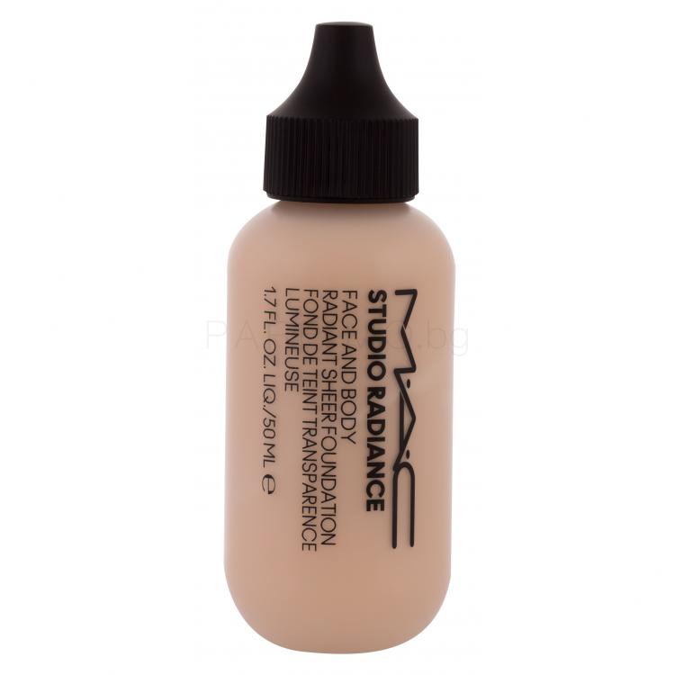 MAC Studio Radiance Face And Body Radiant Sheer Foundation Фон дьо тен за жени 50 ml Нюанс C2