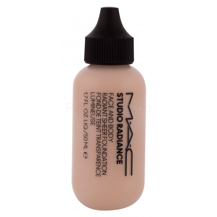 MAC Studio Radiance Face And Body Radiant Sheer Foundation Фон дьо тен за жени 50 ml Нюанс N3