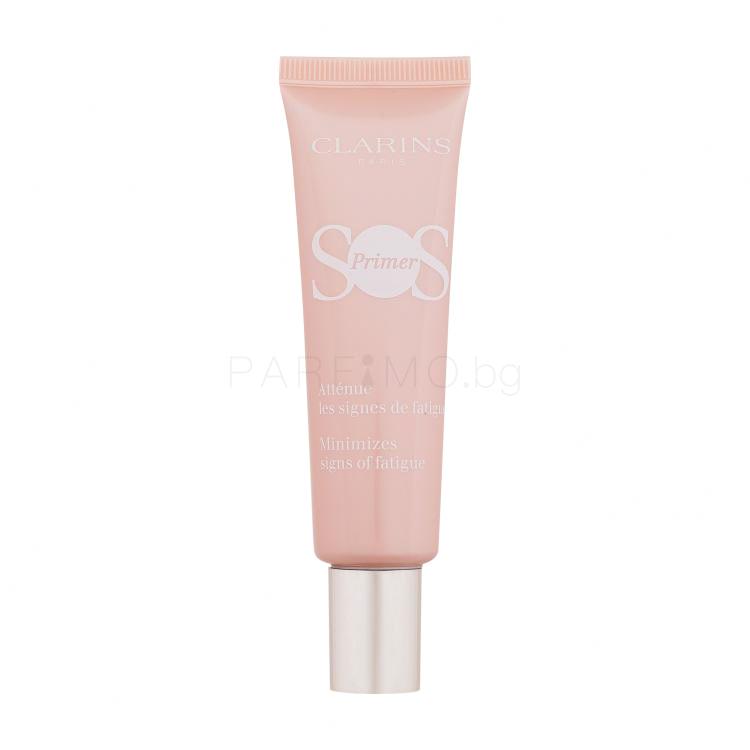 Clarins SOS Primer Minimizes Signs of Fatigue Основа за грим за жени 30 ml