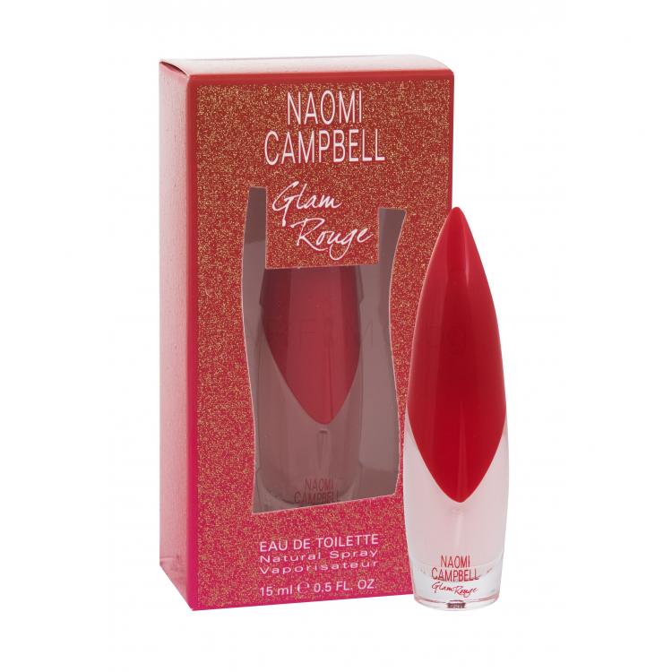 Naomi Campbell Glam Rouge Eau de Toilette за жени 15 ml