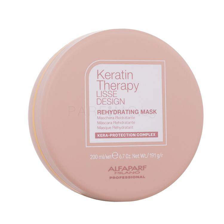 ALFAPARF MILANO Keratin Therapy Lisse Design Rehydrating Маска за коса за жени 200 ml