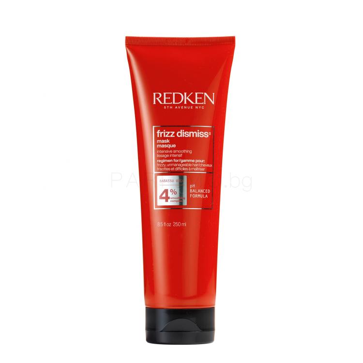 Redken Frizz Dismiss Intense Smoothing Маска за коса за жени 250 ml