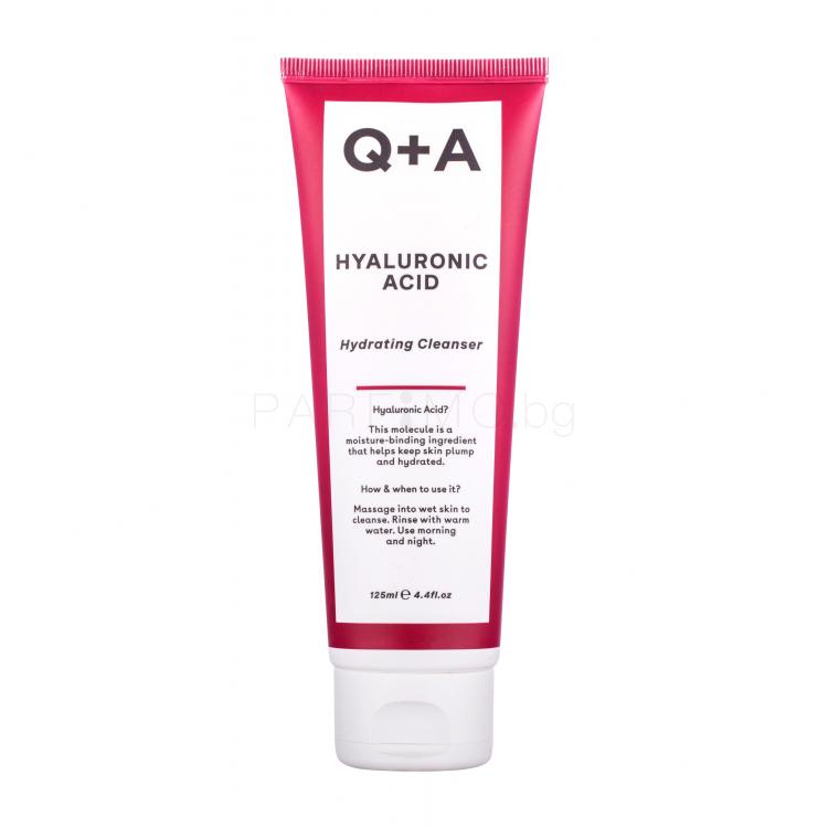 Q+A Hyaluronic Acid Hydrating Cleanser Почистващ гел за жени 125 ml