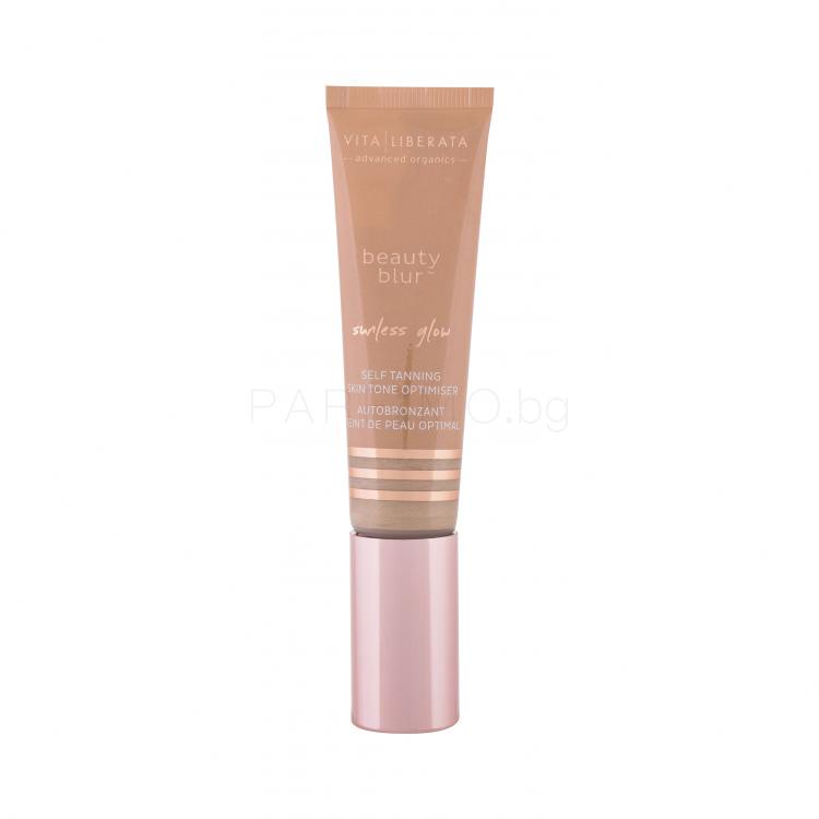 Vita Liberata Beauty Blur Sunless Glow Primer &amp; Tinted Moisturizer CC крем за жени 30 ml Нюанс Latte Light