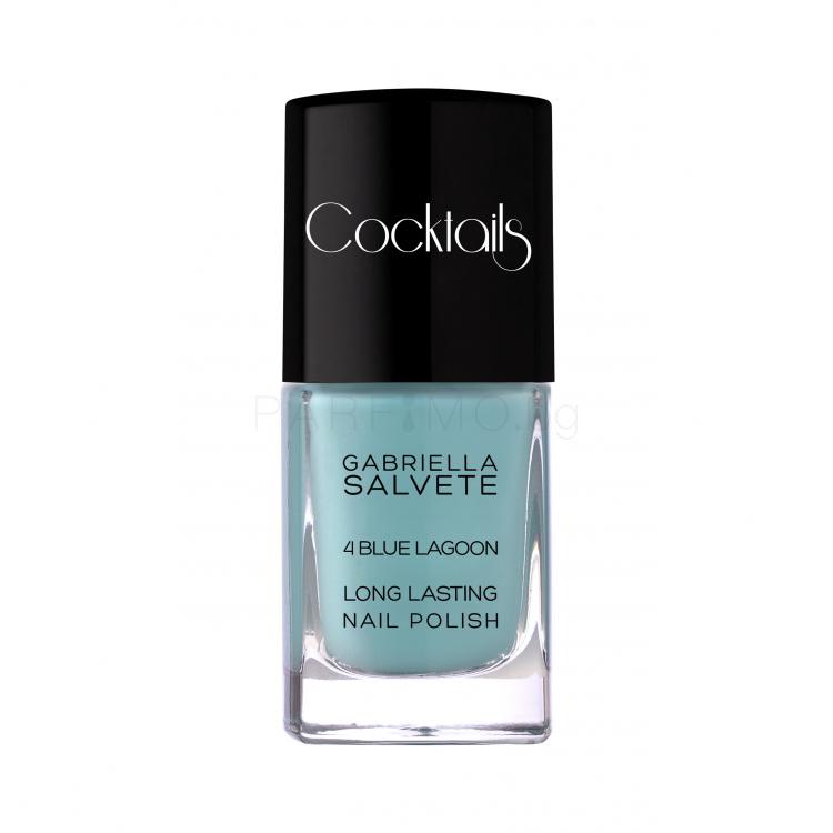 Gabriella Salvete Cocktails Longlasting Лак за нокти за жени 11 ml Нюанс 4 Blue Lagoon