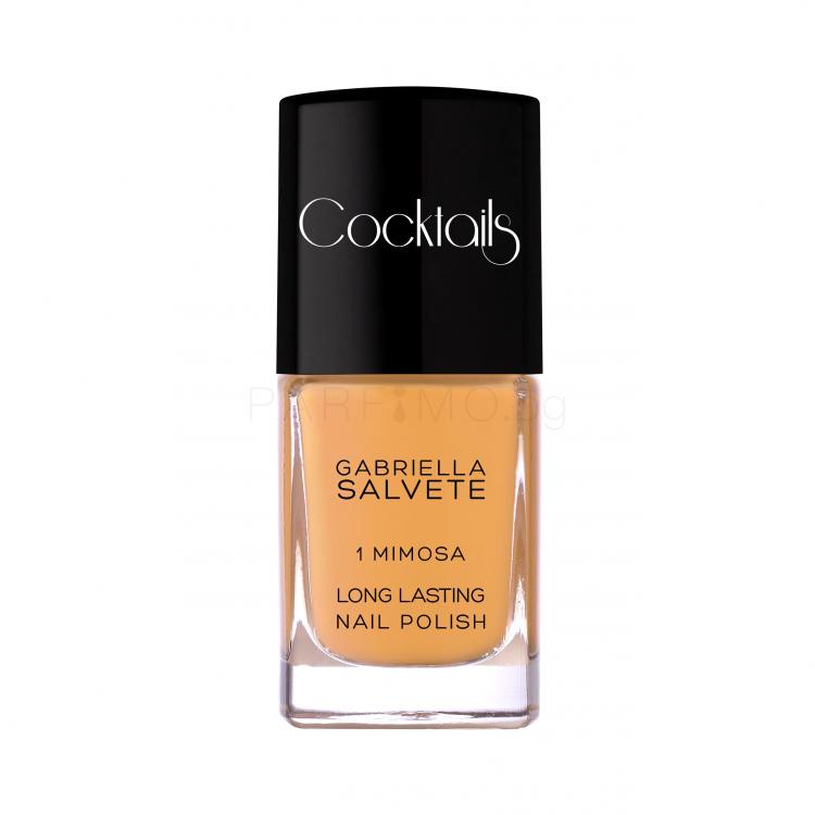 Gabriella Salvete Cocktails Longlasting Лак за нокти за жени 11 ml Нюанс 1 Mimosa