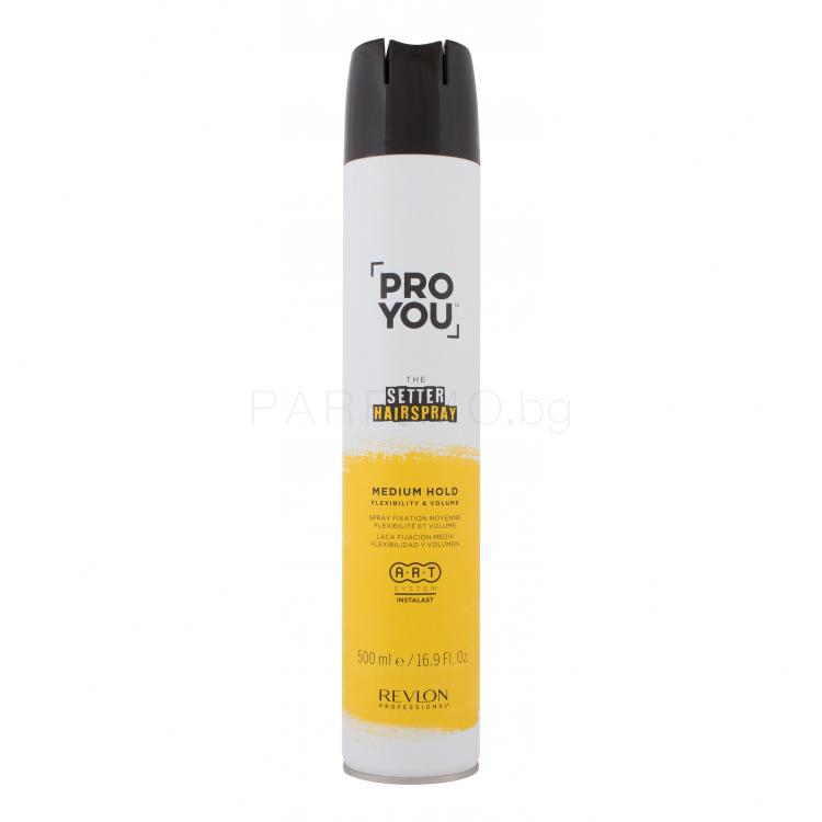 Revlon Professional ProYou The Setter Hairspray Medium Hold Лак за коса за жени 500 ml