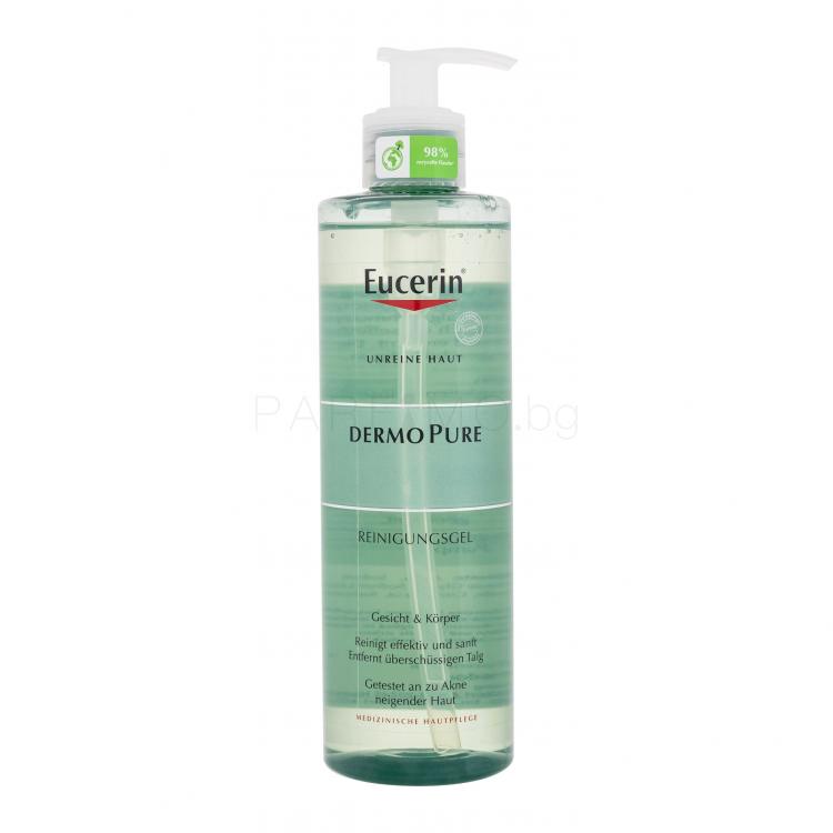 Eucerin DermoPure Почистващ гел за жени 400 ml