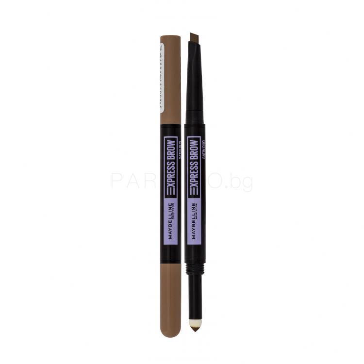 Maybelline Express Brow Satin Duo Молив за вежди за жени 0,71 g Нюанс Dark Blonde