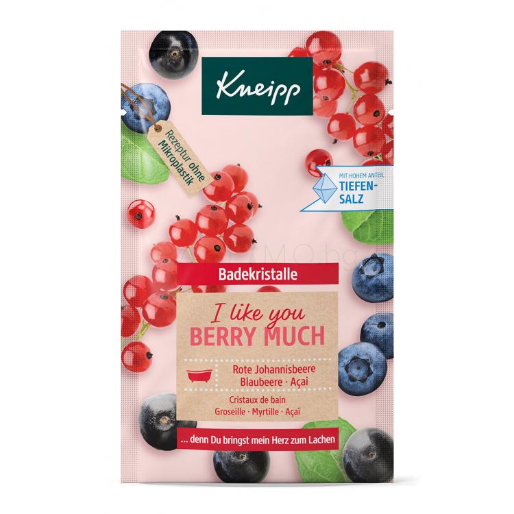 Kneipp Mineral Bath Salt I Like You Berry Much Redcurrant, Blueberry &amp; Acai Соли за вана 60 g