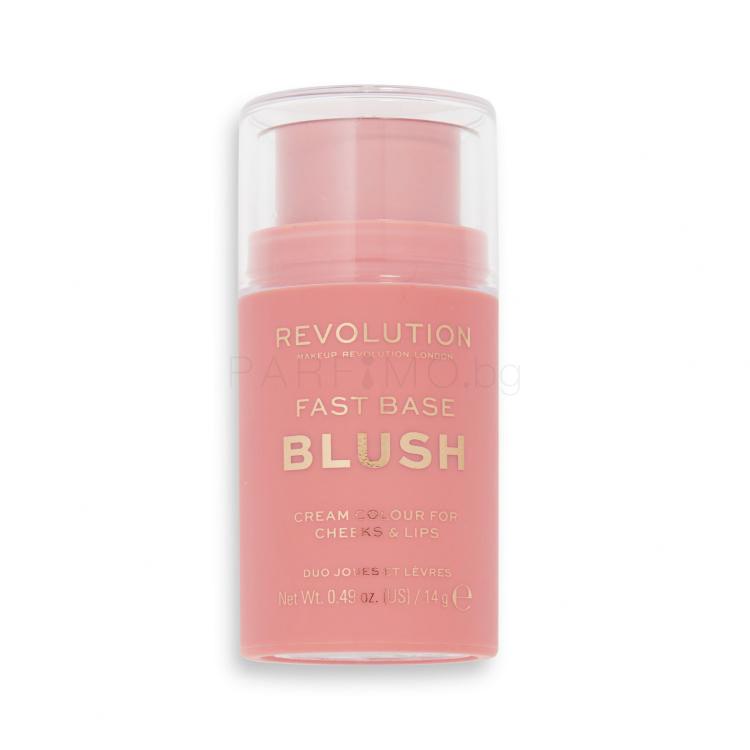 Makeup Revolution London Fast Base Blush Руж за жени 14 g Нюанс Peach