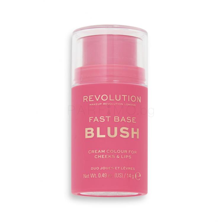 Makeup Revolution London Fast Base Blush Руж за жени 14 g Нюанс Rose